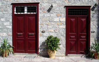 Architettura di Hydra Saronicos Isole Greche Grecia