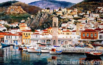 Storia di Hydra Saronicos Isole Greche Grecia