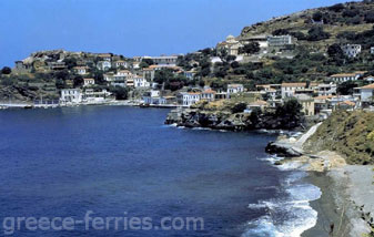 L’île de Ikaria de l’Egée de l’Est Grèce