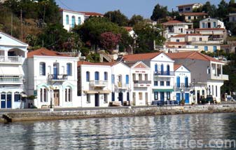 Architectuur van Ikaria Eiland, Oost Egeische Eilanden, Griekenland