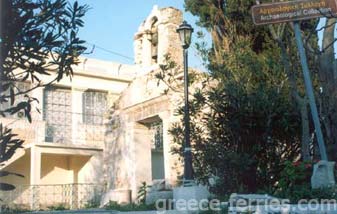 Archaeologisch en Folklore Museum van Sint Spiridon Ikaria Eiland, Oost Egeische Eilanden, Griekenland