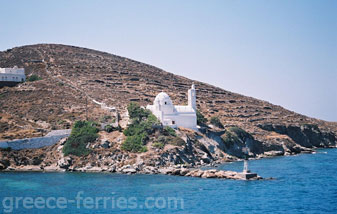 Agia Eirini Ios Cyclades Greek Islands Greece