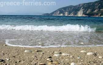 Afales Strand Ithaka Eiland, Ionische Eilanden, Griekenland