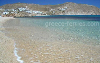 Agrari Strand Mykonos Eiland, Cycladen, Griekenland