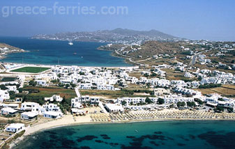 Ornos Mykonos en Ciclades, Islas Griegas, Grecia