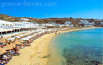 Platis Gialos Mykonos en Ciclades, Islas Griegas, Grecia