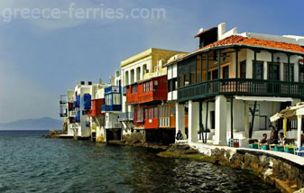 Klein Venedig Mykonos, Kykladen, griechischen Inseln, Griechenland