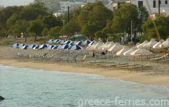 Agia Anna Strand Naxos Kykladen griechischen Inseln Griechenland