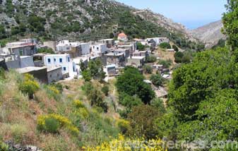 Koronos Naxos Eiland, Cycladen, Griekenland