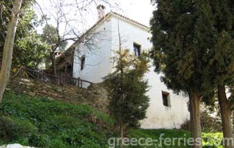 The Monastery of Panagia Kounistra Skiathos Greek Islands Sporades Greece