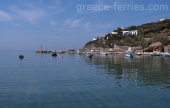 Kini Playas de Siros en Ciclades, Islas Griegas, Grecia