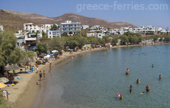 Syros Eiland, Cycladen, Griekenland Megas Gialos Strand
