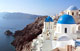 Santorini o Thira en Ciclades, Islas Griegas, Grecia