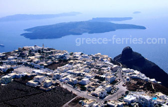 Imerovigli Thira Santorini Eiland, Cycladen, Griekenland