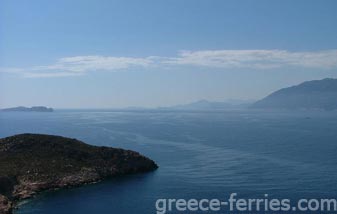 Stranden van Kastelorizo Eiland, Dodecanesos, Griekenland