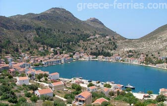 Megisti o Cora Kastelorizo en Dodecaneso, Islas Griegas, Grecia