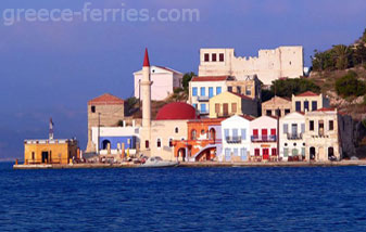 Kastelorizo en Dodecaneso, Islas Griegas, Grecia