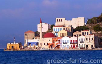 Kastelorizo en Dodecaneso, Islas Griegas, Grecia