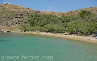 Gialiskari Strand Kea Tzia Kykladen griechischen Inseln Griechenland