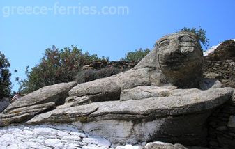 Antica Lion Kea Tzia Cyclades Greek Isalands Greece