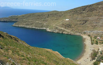 Pises Playas Kea Tzia en Ciclades, Islas Griegas, Grecia