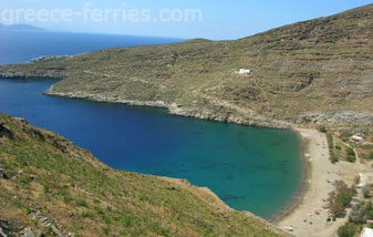 Pisses Strand Kea Tzia Kykladen griechischen Inseln Griechenland