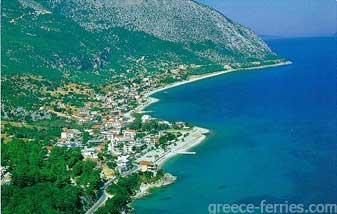 Poros Cefalonia en Ionio Grecia