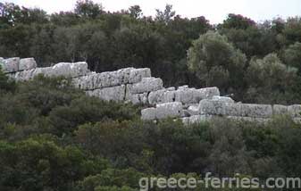 Murs de Cyclope Céphalonie îles Ioniennes Grèce
