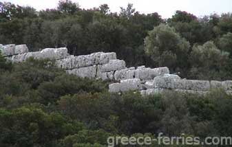 Cyclopische Muur Kefalonia Eiland, Ionische Eilanden, Griekenland