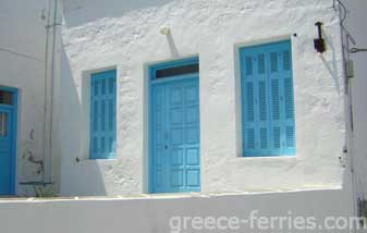 Arquitectura de Kimolos en Ciclades, Islas Griegas, Grecia
