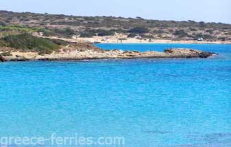 Platia Pounda Strand Koufonisia Kykladen griechischen Inseln Griechenland