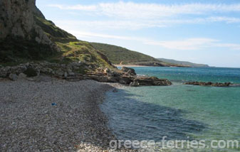 Kythira Isole Greche Grecia Agia Pelagia Spiaggia