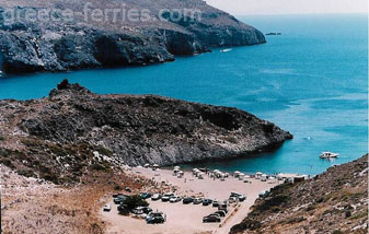 Kythira Eiland, Griekse Eilanden, Griekenland Melidoni Strand