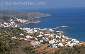 Kythira Eiland, Griekse Eilanden, Griekenland Agia Pelagia Dorp