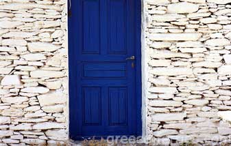 Arquitectura de Kiznos en Ciclades, Islas Griegas, Grecia