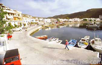 Hora Kythnos Kykladen griechischen Inseln Griechenland