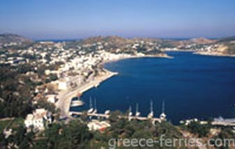 Lakki Leros Eiland, Dodecanesos, Griekenland