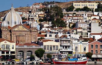 Architettura di Lesvos Egeo Orientale Isole Greche Grecia