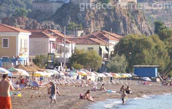 Vatera Strand Lesbos Mytilini Eiland, Oost Egeische Eilanden, Griekenland