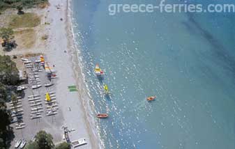 Playa de Vasiliki Leukas en Ionio Grecia