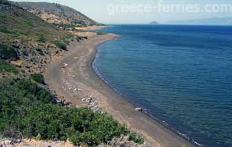 Lyes Strand Nisyros Eiland, Dodecanesos, Griekenland