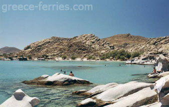 Kolimbithres Strand Paros Eiland, Cycladen, Griekenland