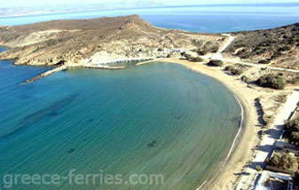 Molos Playas Paros en Ciclades, Islas Griegas, Grecia