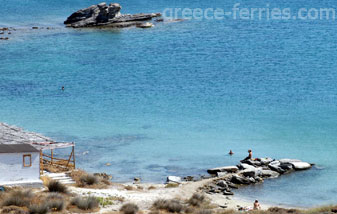 Monastiri Strand Paros Kykladen griechischen Inseln Griechenland