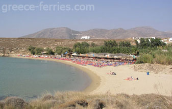 Pounda Strand Paros Eiland, Cycladen, Griekenland