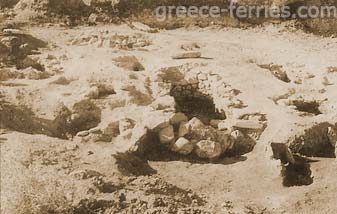 Archeologie van Psara Eiland, Oost Egeische Eilanden, Griekenland