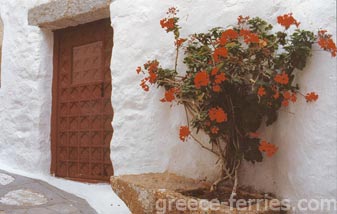 Architectuur van Patmos Eiland, Dodecanesos, Griekenland