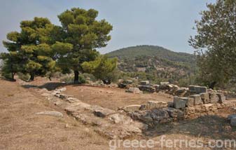 Tempio di Poseidone Poros Saronicos Isole Greche Grecia