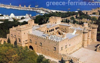 El Castillo Rodas en Dodecaneso, Islas Griegas, Grecia