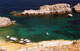 Rhodes Eiland, Dodecanesos, Griekenland Lindos Strand